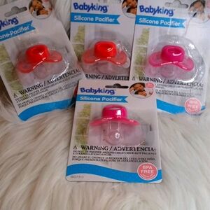 Babyking silicone pacifier 4 packs
